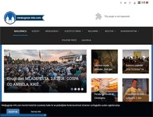 Tablet Screenshot of medjugorje-info.com